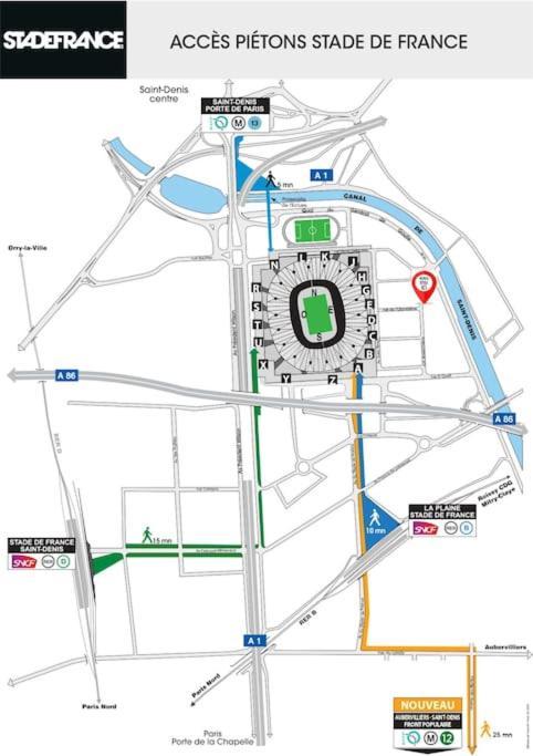 Pres Du Stade De France + Parking Gratuit * Saint-Denis (Seine-Saint-Denis)
